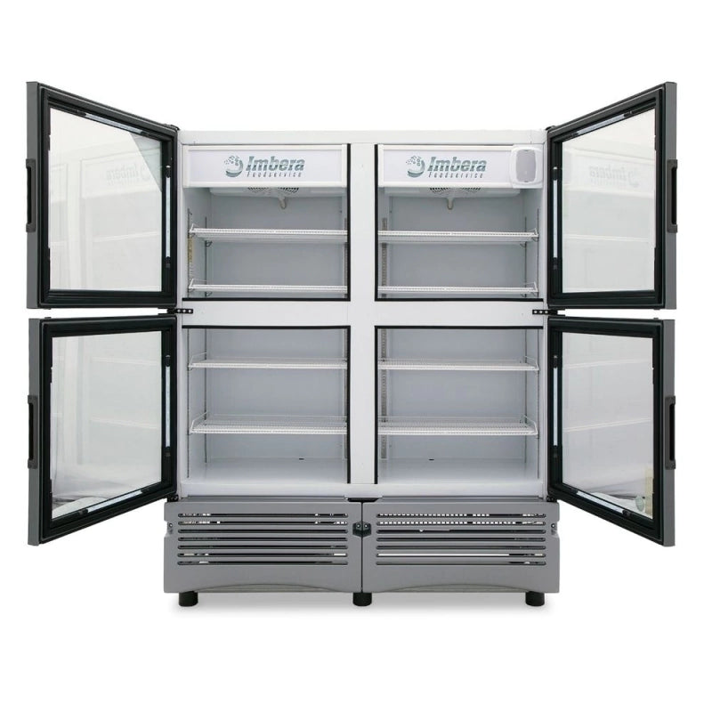 Enfriador Vertical Comercial | 991 Litros (35 Pies³) | 4 Puertas | Uso Comercial | VRQ35 4P | IMBERA
