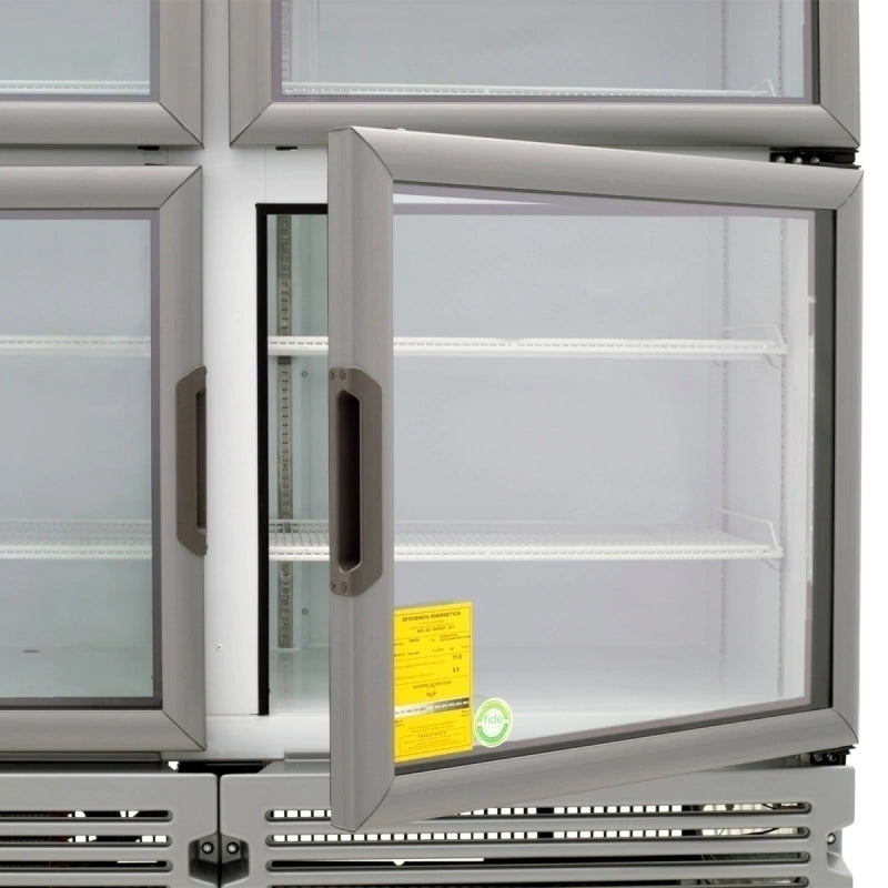 Enfriador Vertical Comercial | 991 Litros (35 Pies³) | 4 Puertas | Uso Comercial | VRQ35 4P | IMBERA