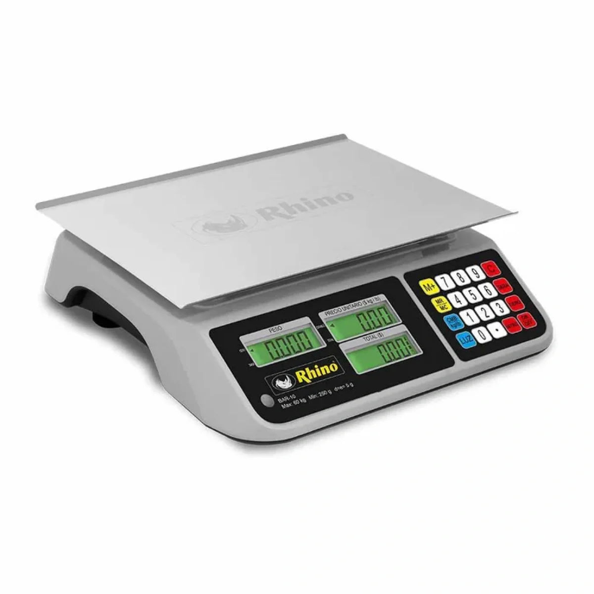 Báscula Electrónica Peso-Precio 25 Cm 60 Kg Rhino BAR-10