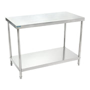 Mesa de Trabajo Central Acero Inoxidable 150 cm | BN-W03/150