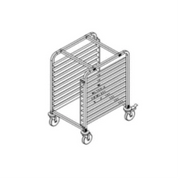Carro Espiguero 10 Niveles Acero Inoxidable para Charolas | BN-T02