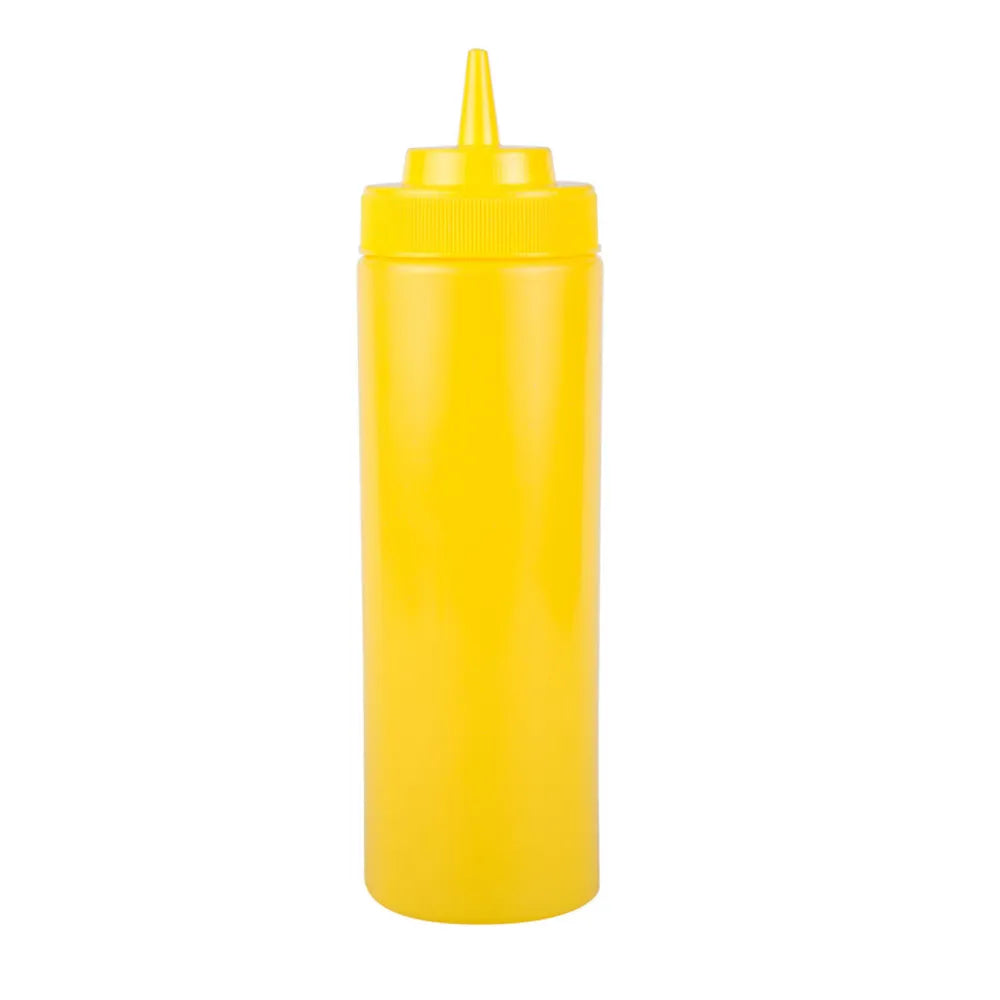 Bote Recipiente p Aderezo Amarillo 24 Oz Concasse MCDV24MK