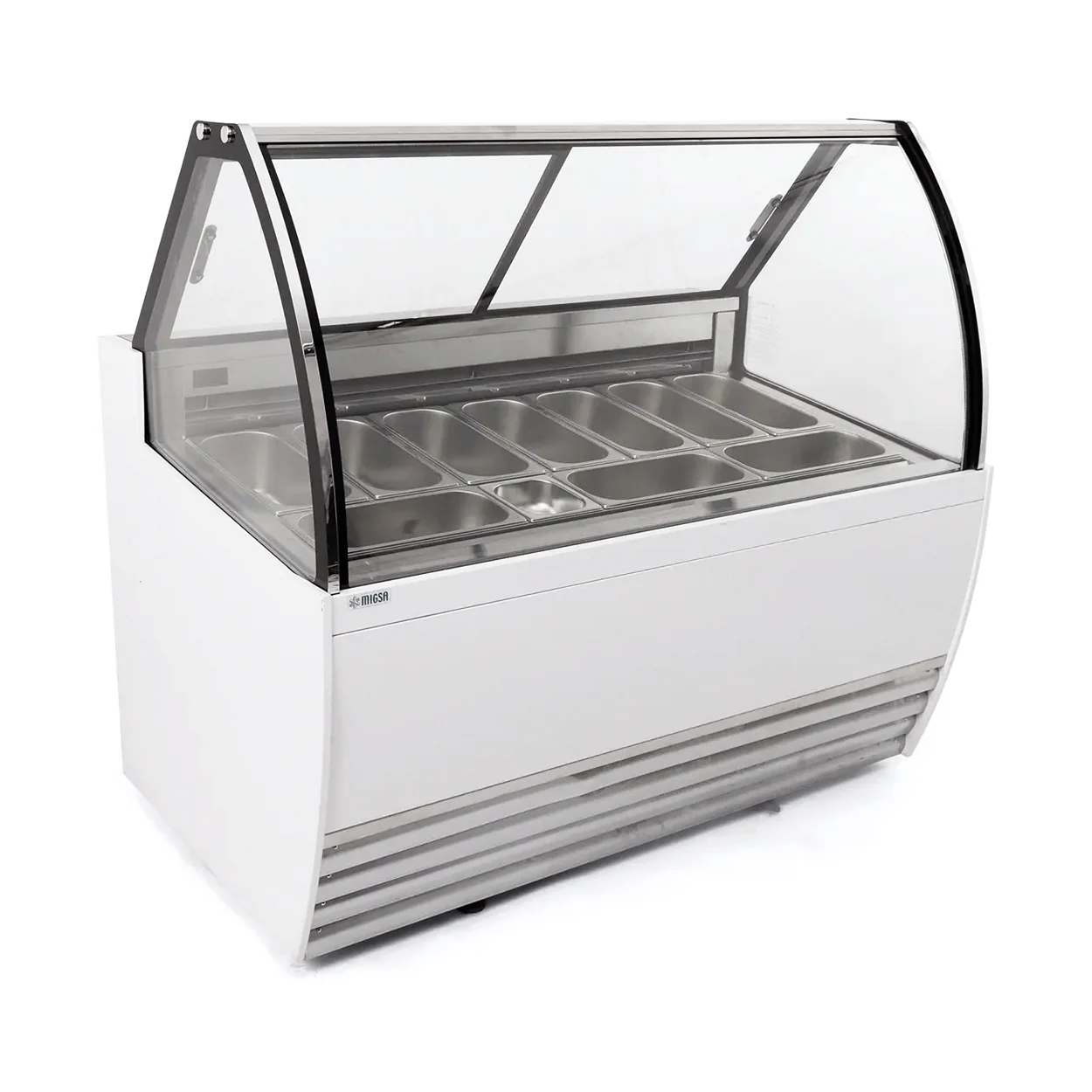 VITRINA EXHIBIDORA DE HELADOS DE 10 INSERTOS | DW-10