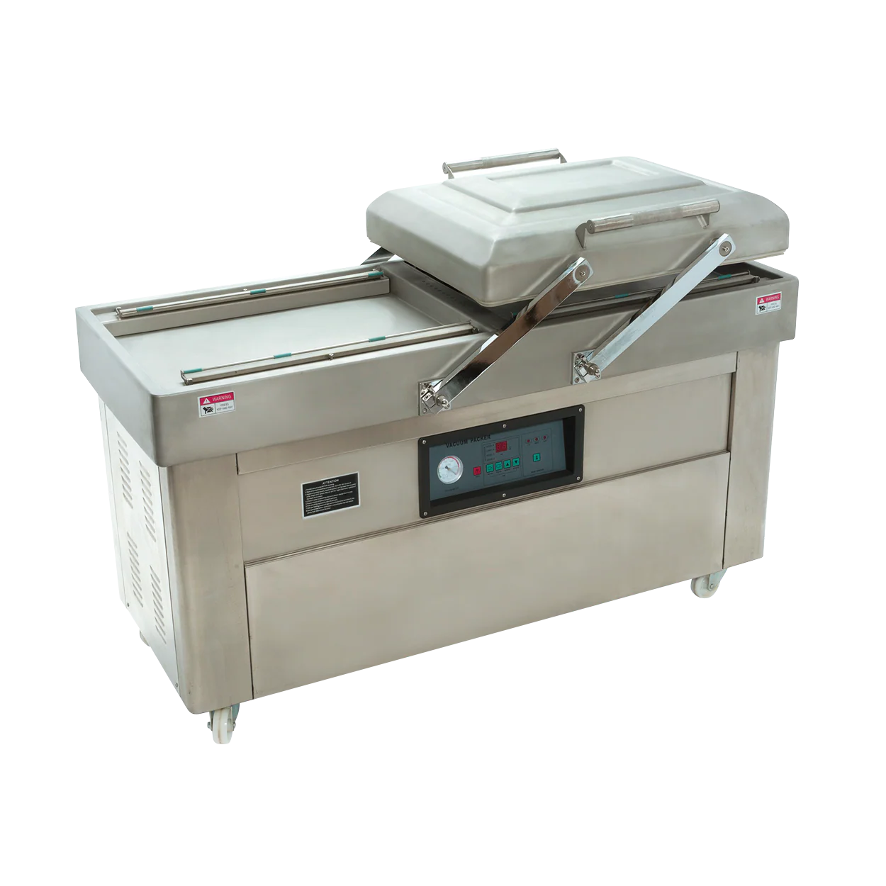 EMPACADORA AL VACÍO DOBLE CAMPANA CON DOBLE BARRA SELLADORA DE 50 CM | DZQ-5002SA