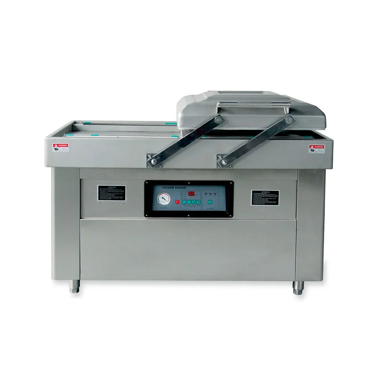 EMPACADORA AL VACÍO DOBLE CAMPANA CON DOBLE BARRA SELLADORA DE 60 CM | DZQ-6002SA