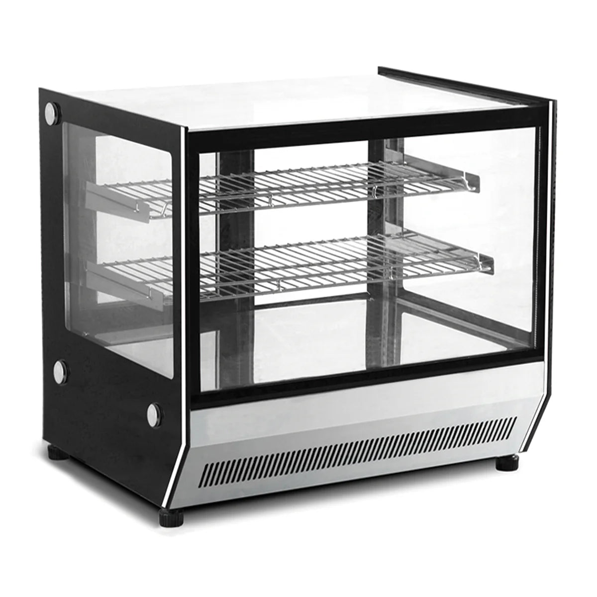 VITRINA REFRIGERADA SOBRE MOSTRADOR  CRISTAL RECTO DE 90 CM DE FRENTE | GN-900RT