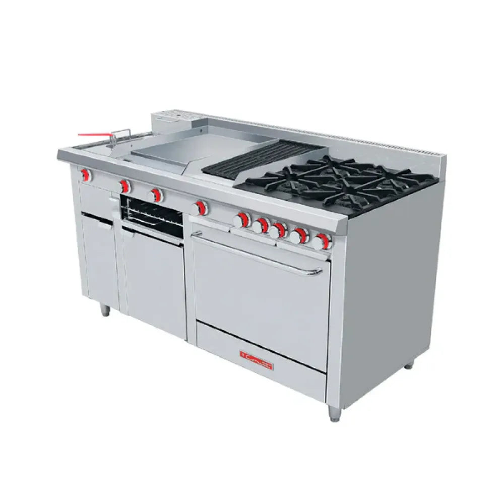 Estufa Múltiple Master CORIAT | Acero Inox | Freidora 3L