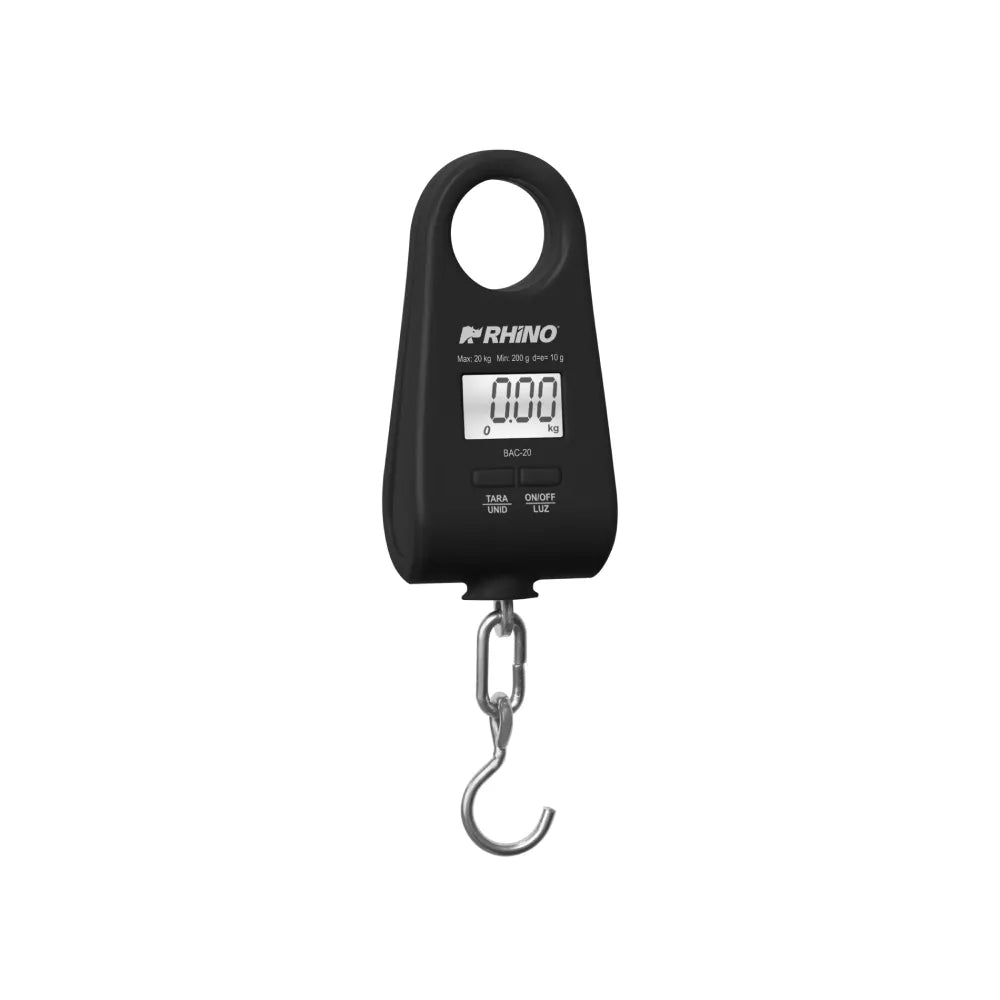 Báscula Colgante RHINO | 20 KG Capacidad | Batería Litio
