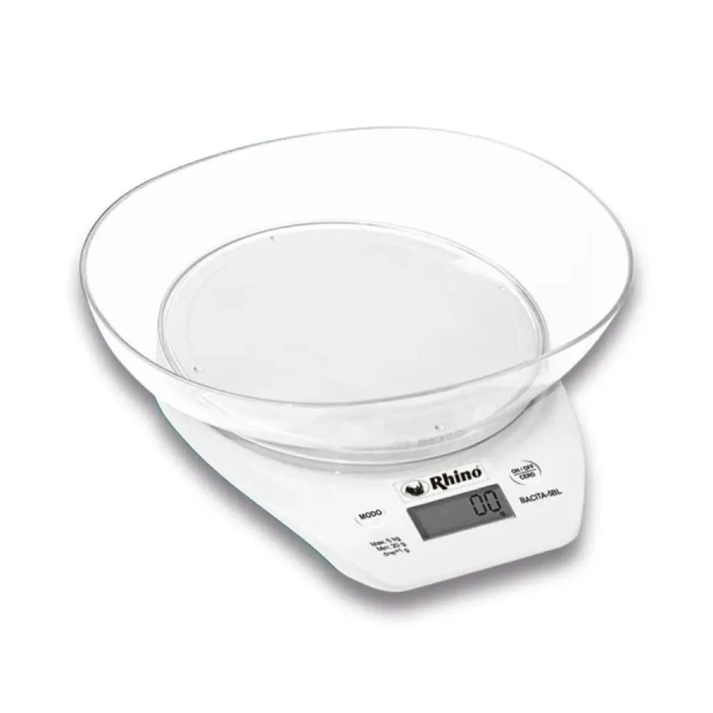 Balanza Doméstica RHINO | Tazón 900 ML | Precisión 1 G