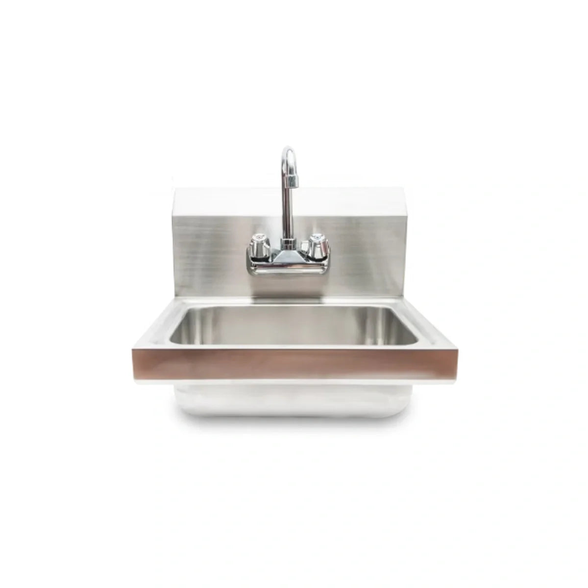 Lavamanos a Pared De Acero Inoxidable 43X38 Cms Concasse MCEQL17