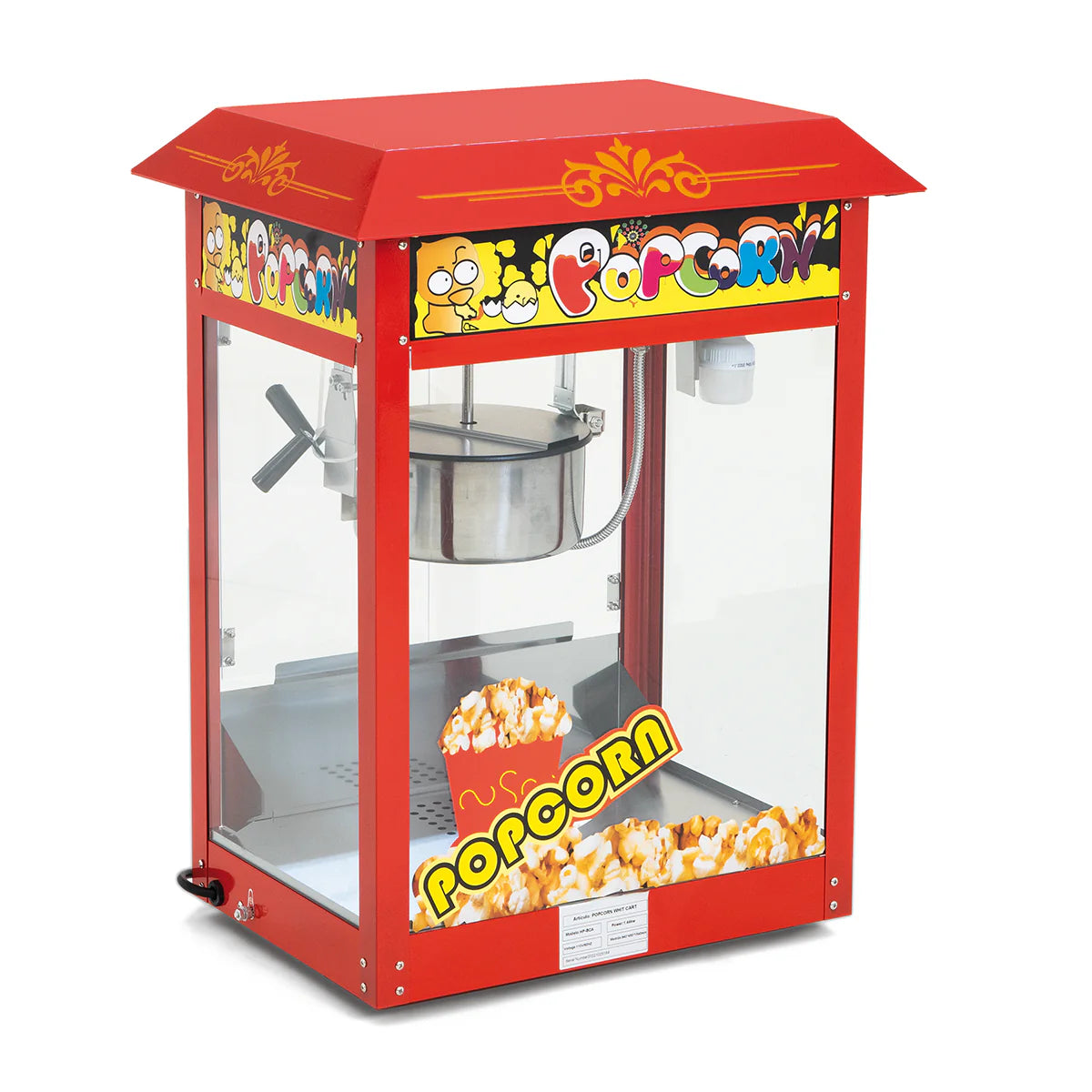 FABRICADORA DE PALOMITAS ELÉCTRICA DE 6 ONZAS (190 G) | MPE-6