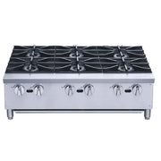 Parrilla comercial a gas de 6 quemadores Migsa A2053