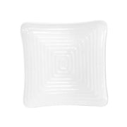 Plato Cuadrado Con Relieve 19 Cms Melamina Concasse MCPLMPCL19RB