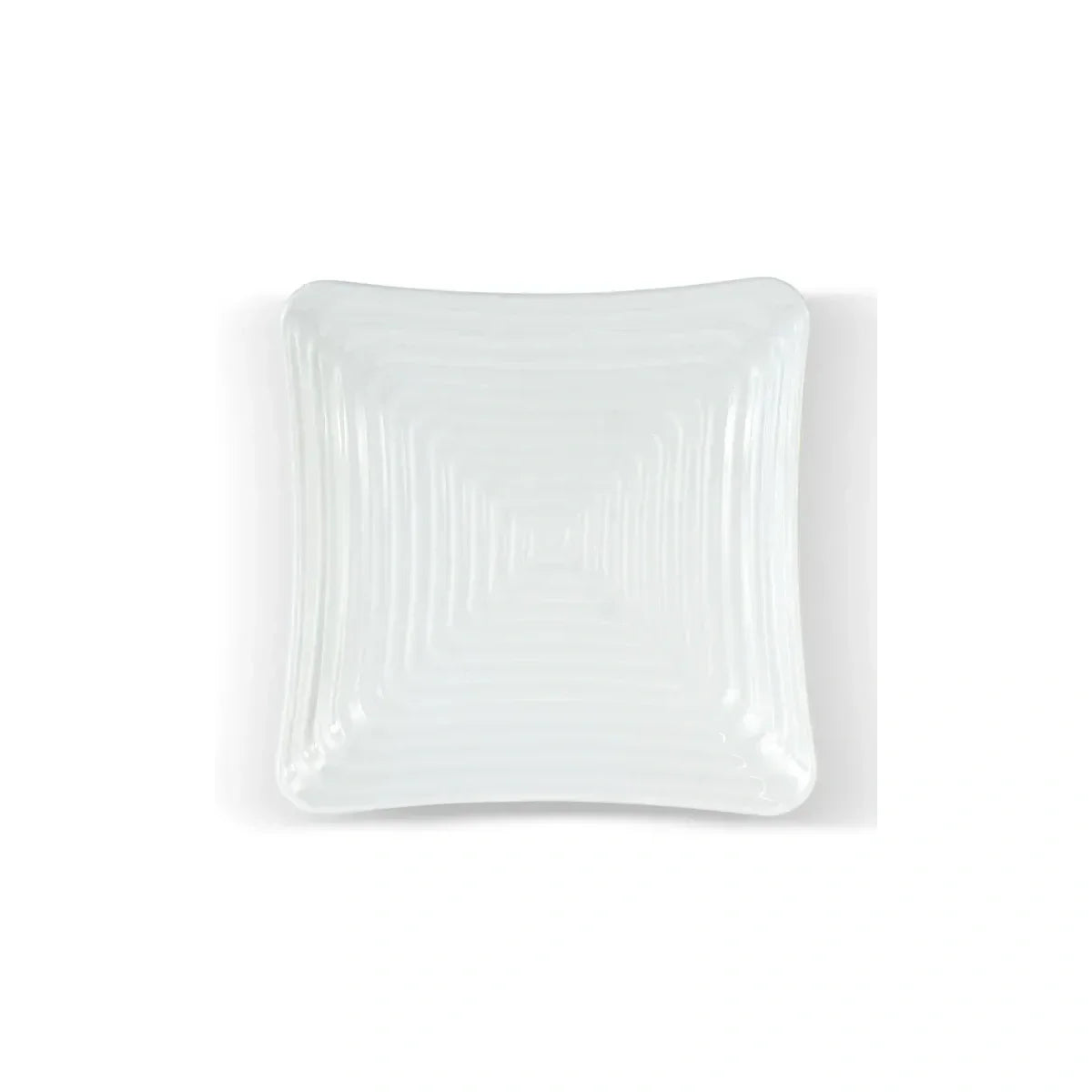 Plato De Melamina Cuadrado Con Relieve 27 Concasse MCPLMPCL27RB