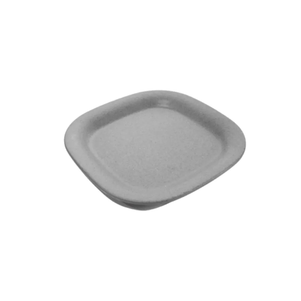 Plato De Melamina Cuadrado Rim De 20.32*2Cm Concasse MCPLMCRP20G