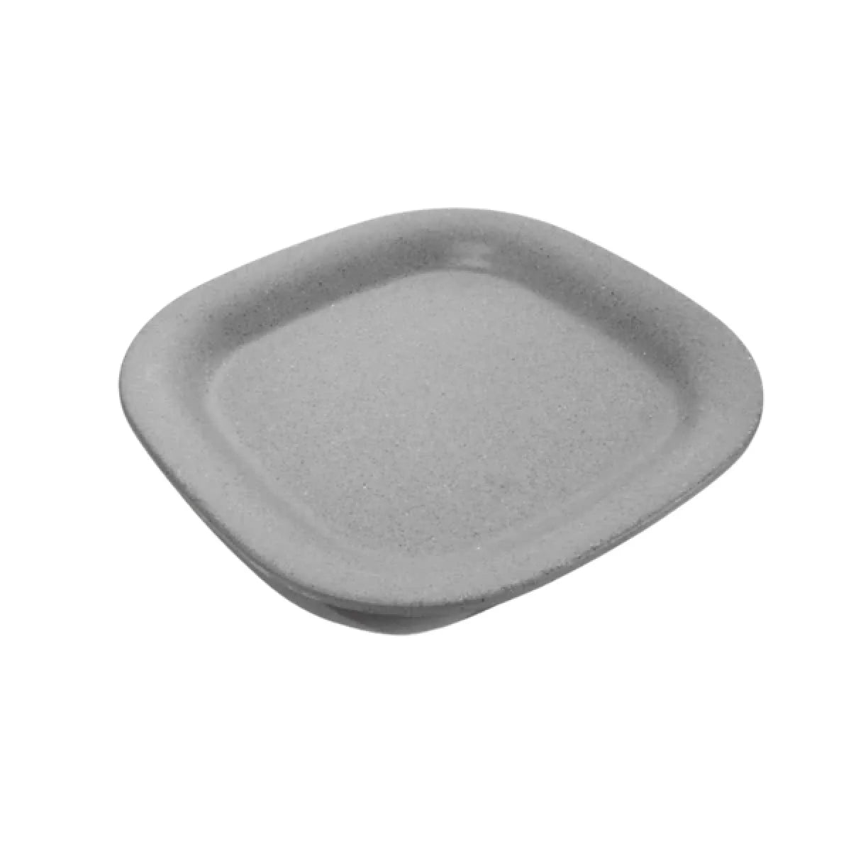 Plato De Melamina Cuadrado Rim Premium Concasse 2 Cm MCPLMCRP26G