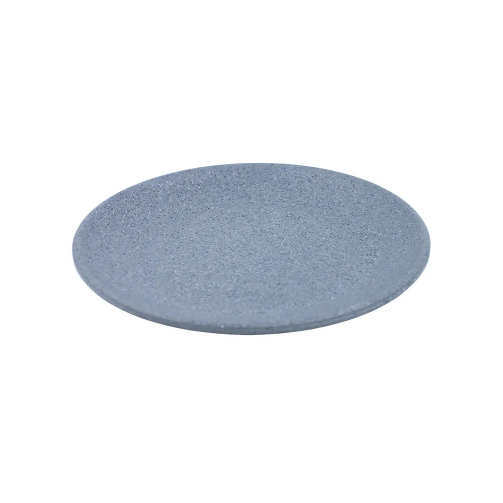Plato Melamina De Lujo Liso Color Gris 27 Concasse MCPLMTRL27G