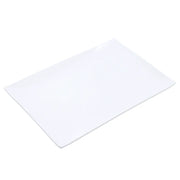 Plato Rectangular 28X19 Cms Melamina Blanca Concasse MCPLMPR2819B