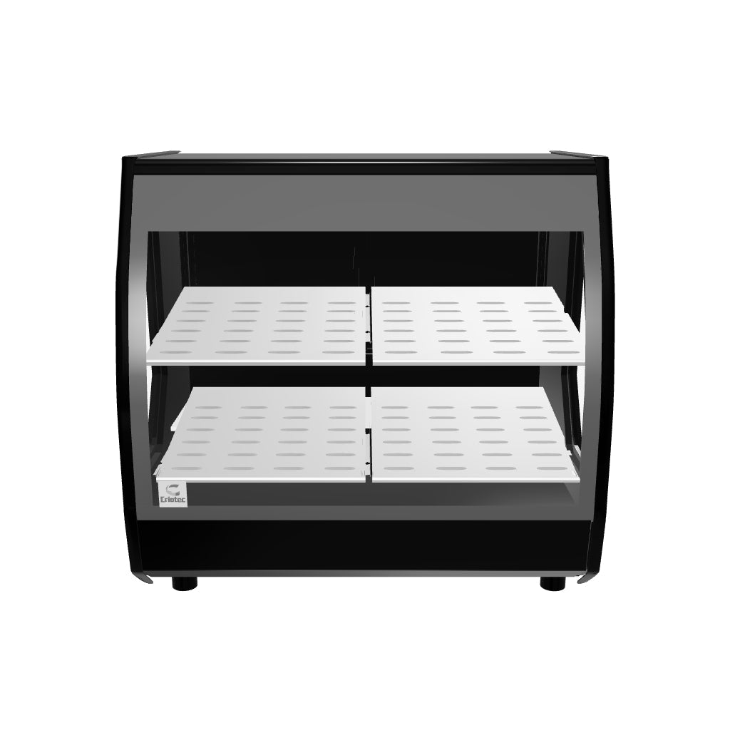 Vitrina curva de mostrador con 120 cm | VCC-120