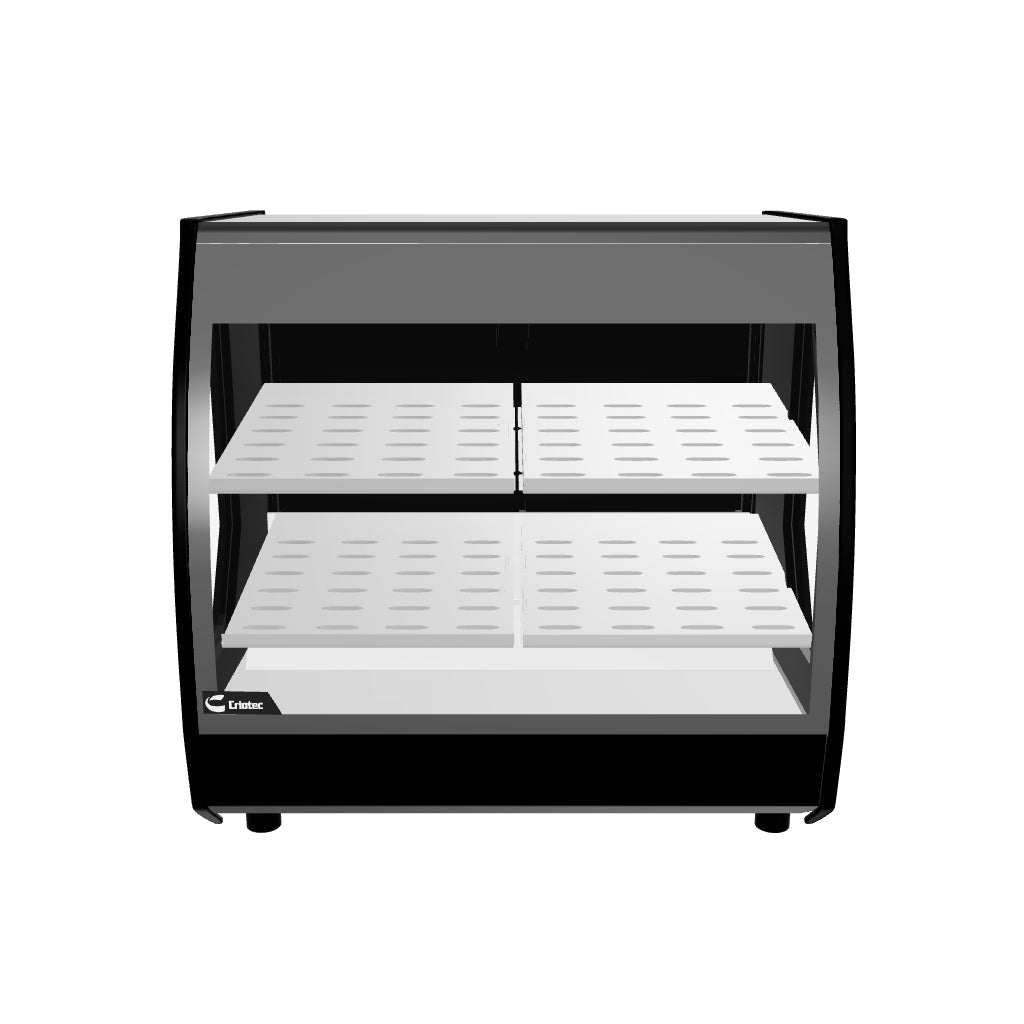 Vitrina curva de mostrador con 120 cm | VCC-120