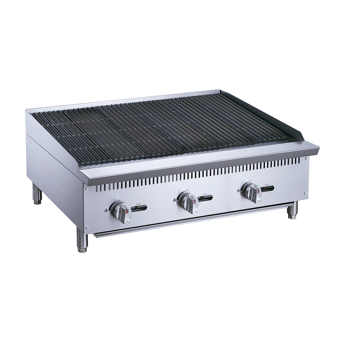 ASADOR COMERCIAL A GAS DE 3 QUEMADORES RADIANTE | CCBH1252