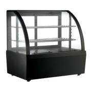 VITRINA REFRIGERADA CRISTAL CURVO CON SISTEMA ANTIEMPAÑANTE FRONTAL | RTW-100L-3