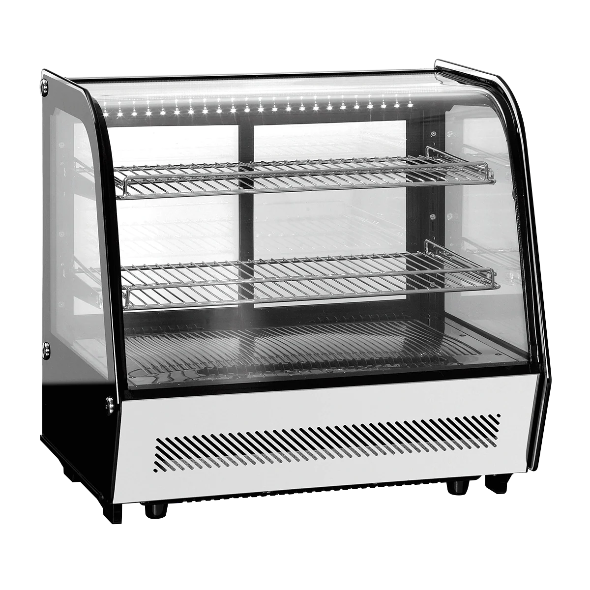 VITRINA REFRIGERADA CRISTAL CURVO CON SISTEMA ANTIEMPAÑANTE FRONTAL | RTW-120L4