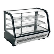 VITRINA REFRIGERADA CRISTAL CURVO CON SISTEMA ANTIEMPAÑANTE FRONTAL | RTW-160L4