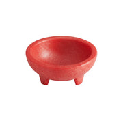 Salsero De Plástico Molcajete Rojo 5 Cm Concasse MCSAL03R
