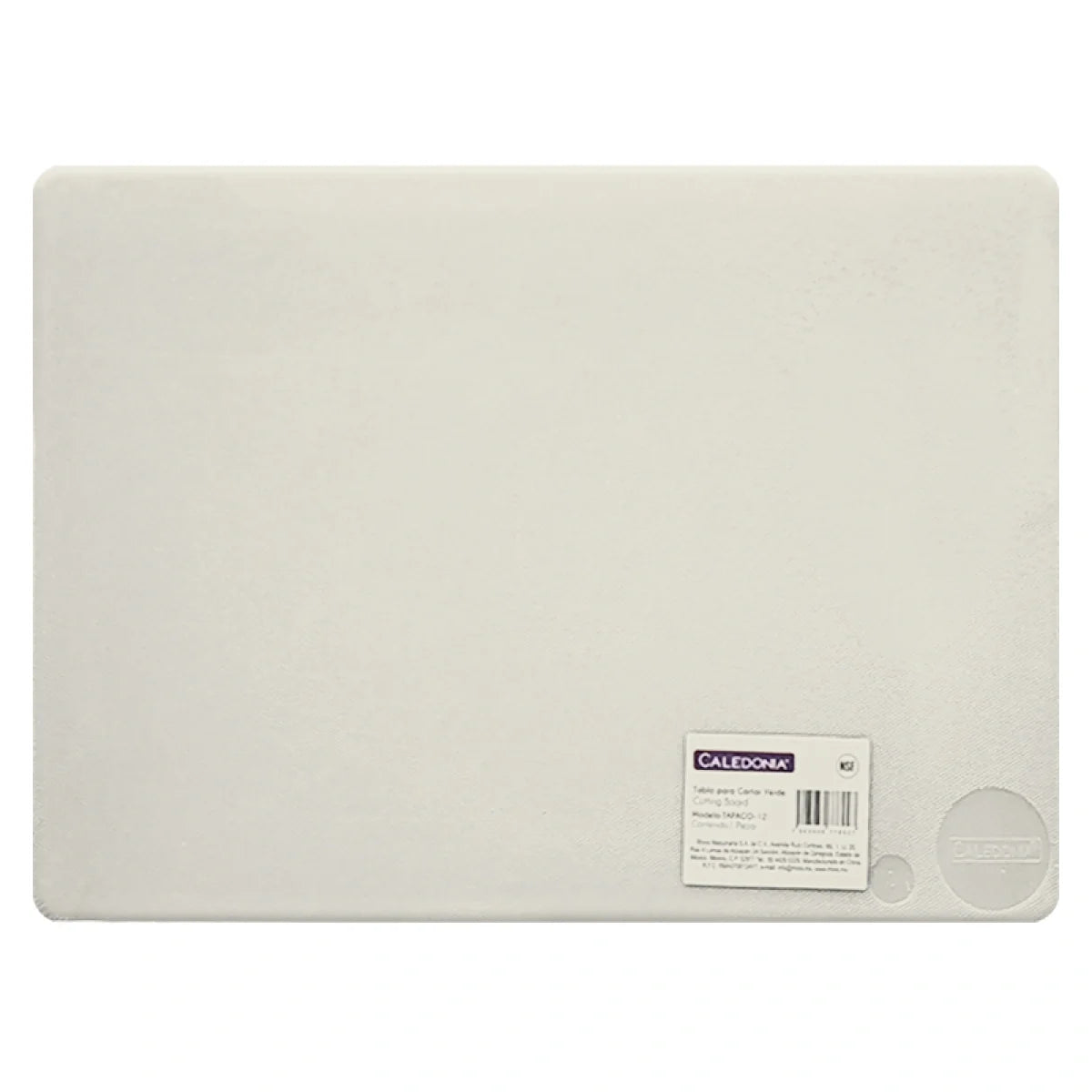 Tabla para cortar blanco polietileno 45 x 61 Caledonia TAPACO-18B