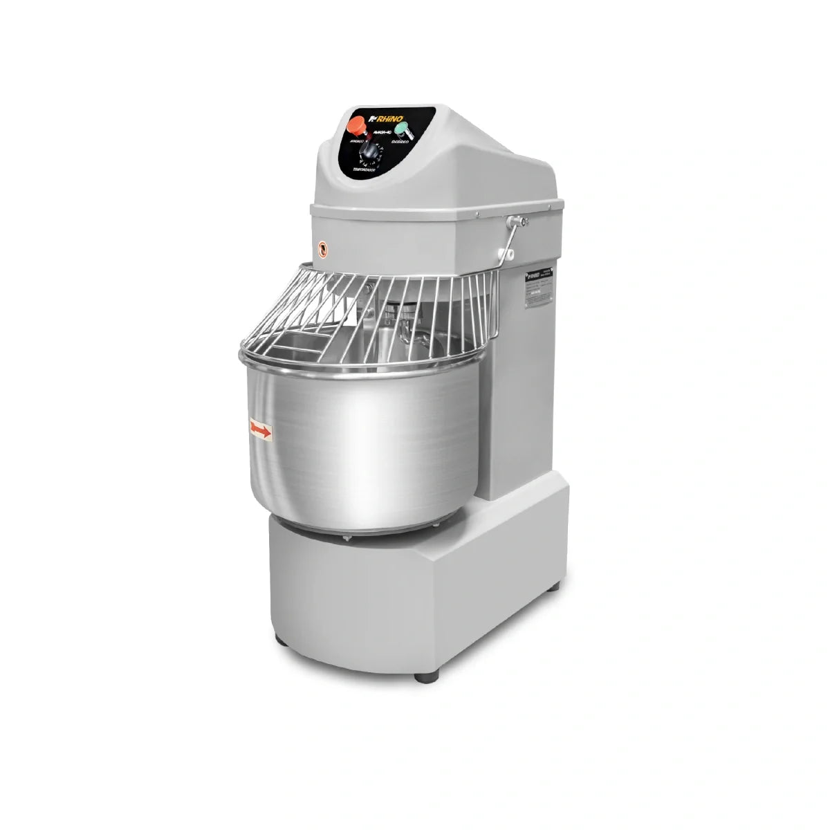 Tazón y Gancho De Acero Inoxidable / Cuerpo Rhino 40 l AMASA-40