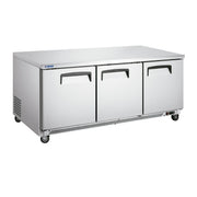 MESA FRÍA CONGELADA DE 3 PUERTAS DE 530 L | UC-72F-3