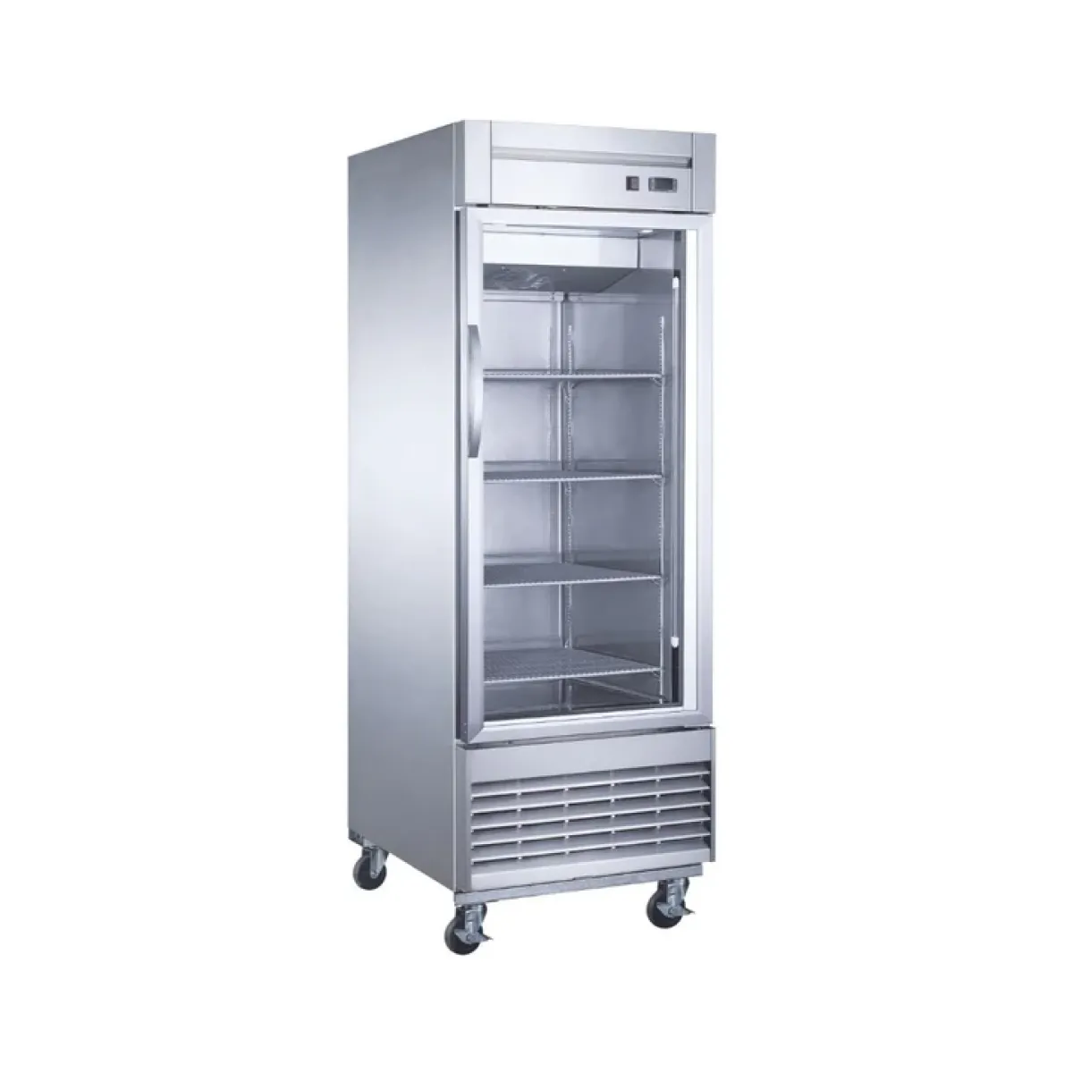 REFRIGERADOR VERTICAL PUERTA DE CRISTAL EN A.I. DE 23 PIES CÚBICOS | UR-27C-1G