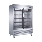 REFRIGERADOR VERTICAL PUERTAS DE CRISTAL EN A.I. DE 47 PIES CÚBICOS | UR-54C-2G