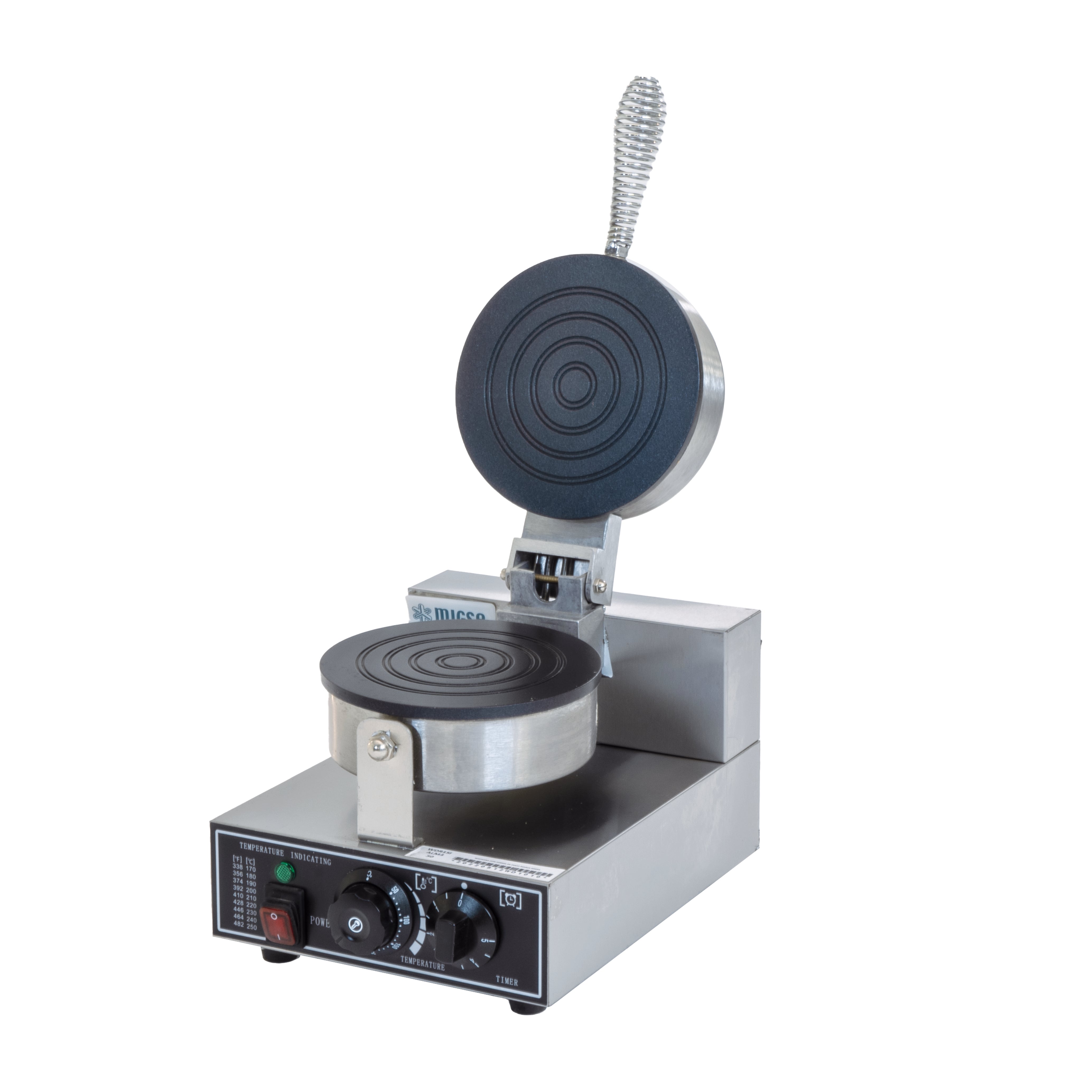 WAFFLERA CON FORMA DE DISCO