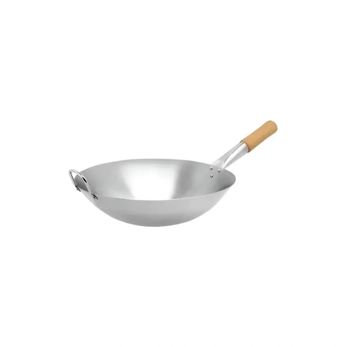 Wok Chino Acero Al Carbon 36X10 Cms Mango Concasse MCCOWOK02