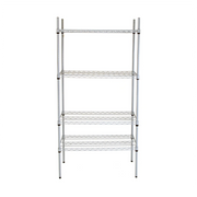 Anaquel de Alambrón 4 Niveles 200 kg Pintura Epóxica 122 cm | YG-1848WR4