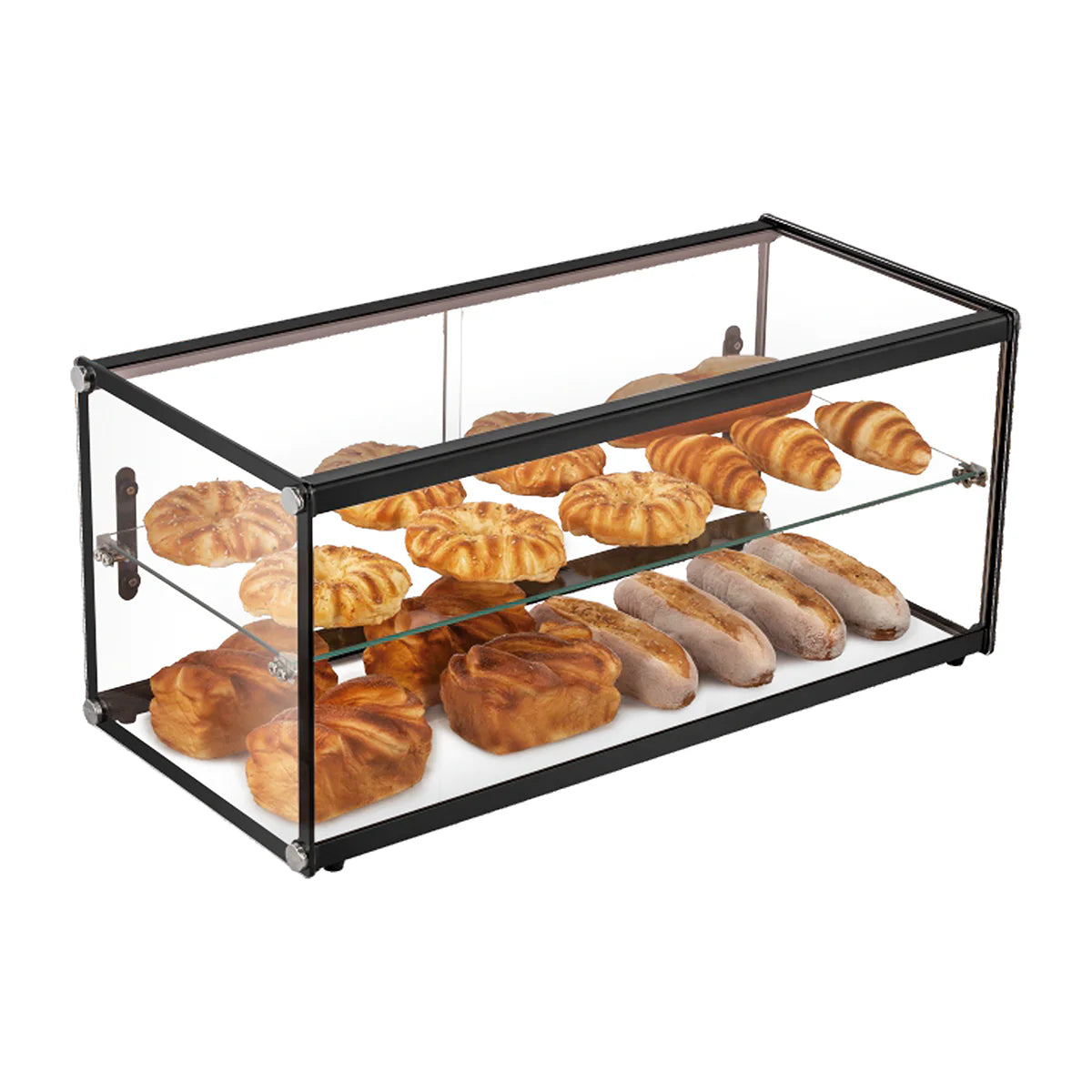 VITRINA EXHIBIDORA NEUTRA CRISTAL RECTO DE 120 LITROS | ZW-120